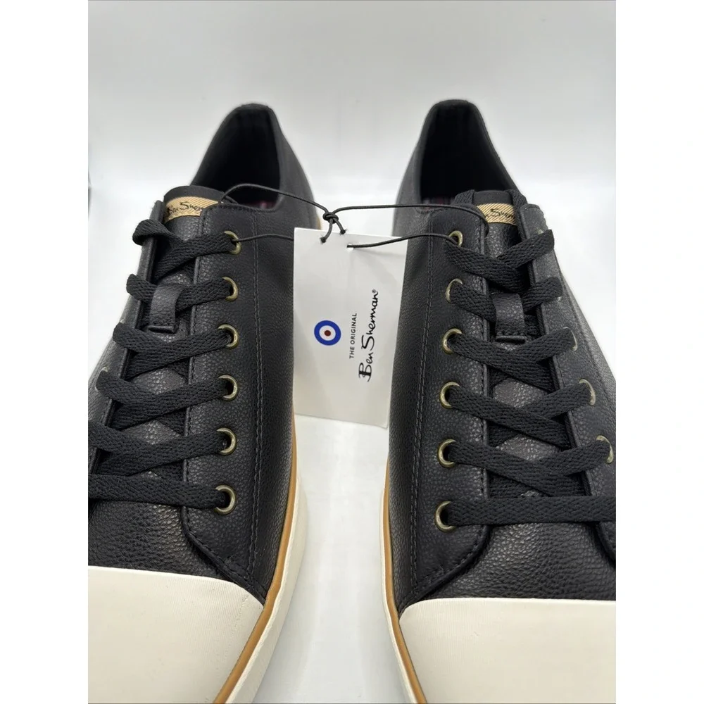 Ben Sherman Dorset Lo LX Sneakers Men's Black Lace-Up Low Top‎ Casual Size 10
